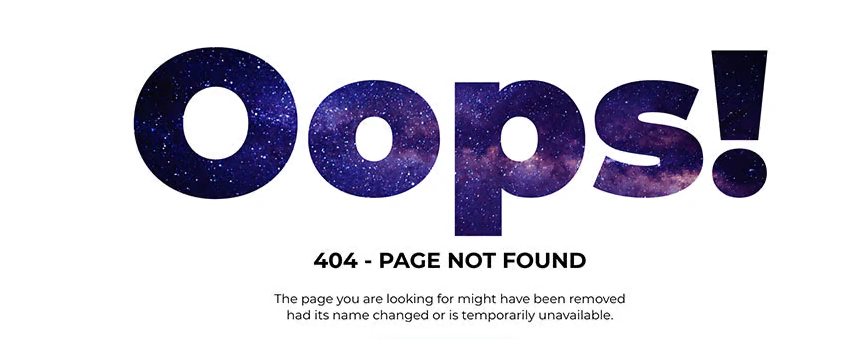 404 Error Background